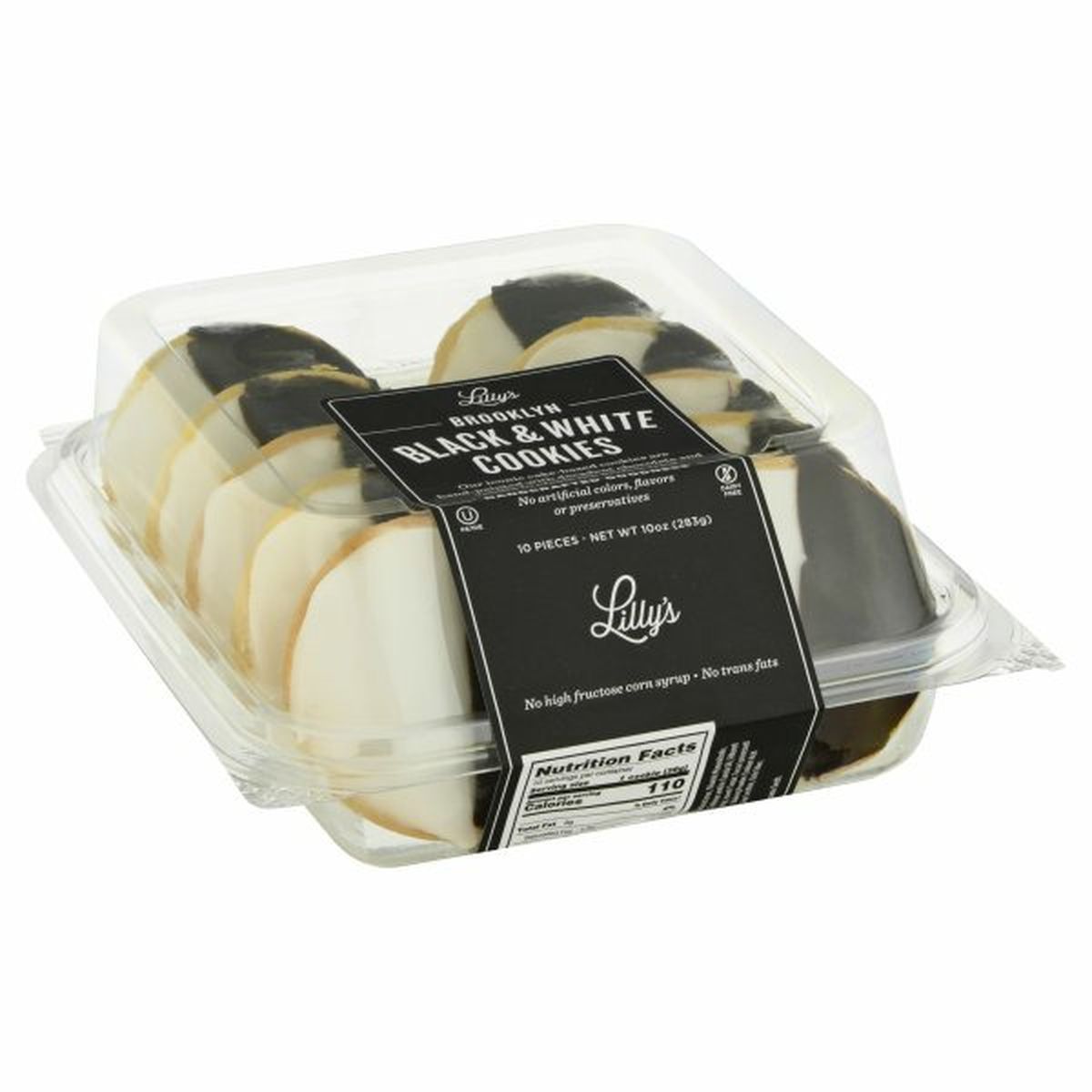 Calories in Lilly's Cookies, Black & White