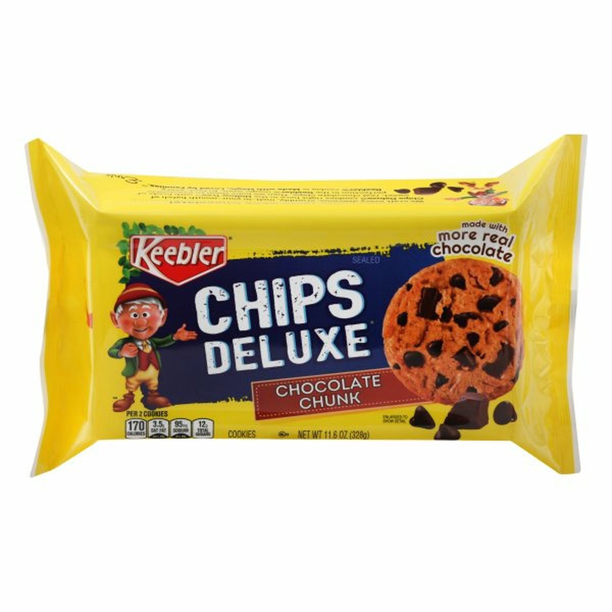 Calories in Keebler - Chips Deluxe Cookies, Chocolate Chunk