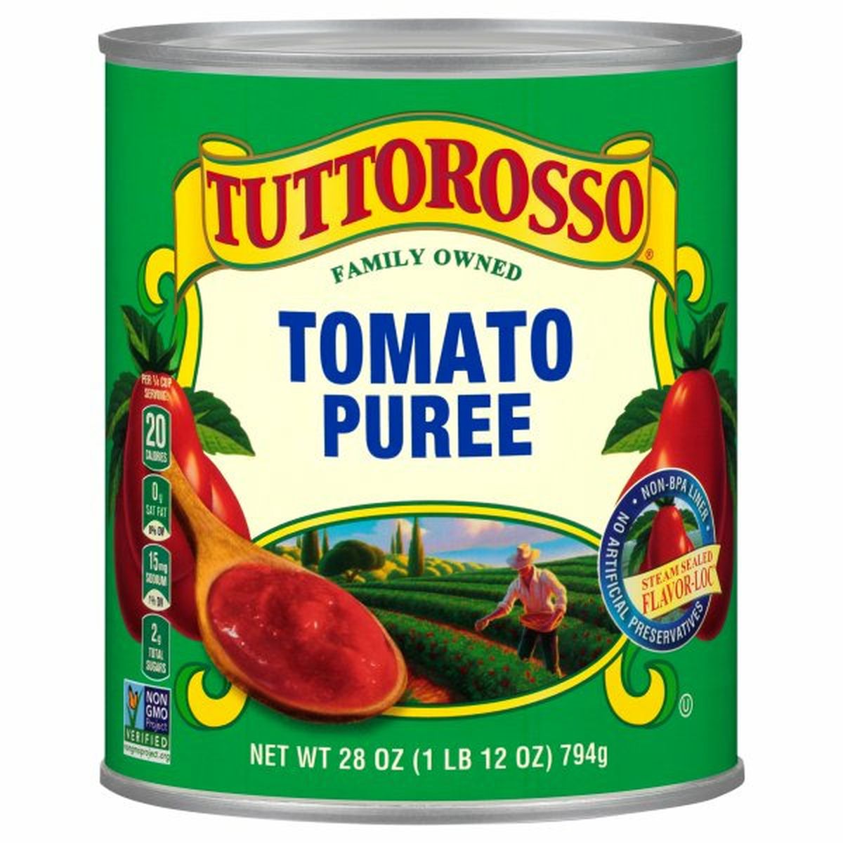 Calories in Tuttorosso Tomatoes Tomato Puree