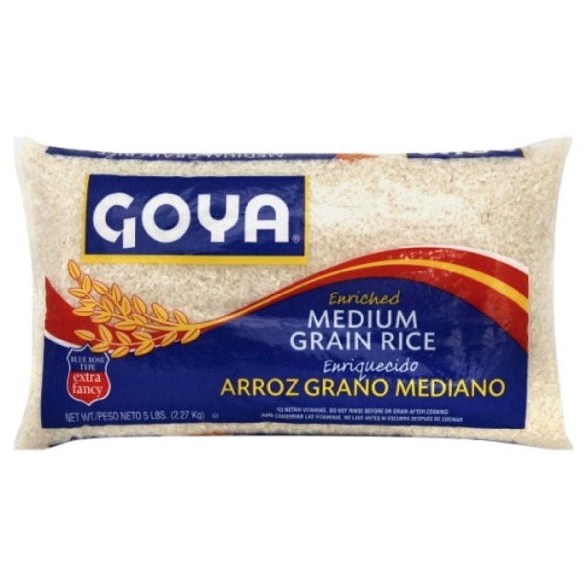 Calories in Goya Rice, Enriched, Medium Grain