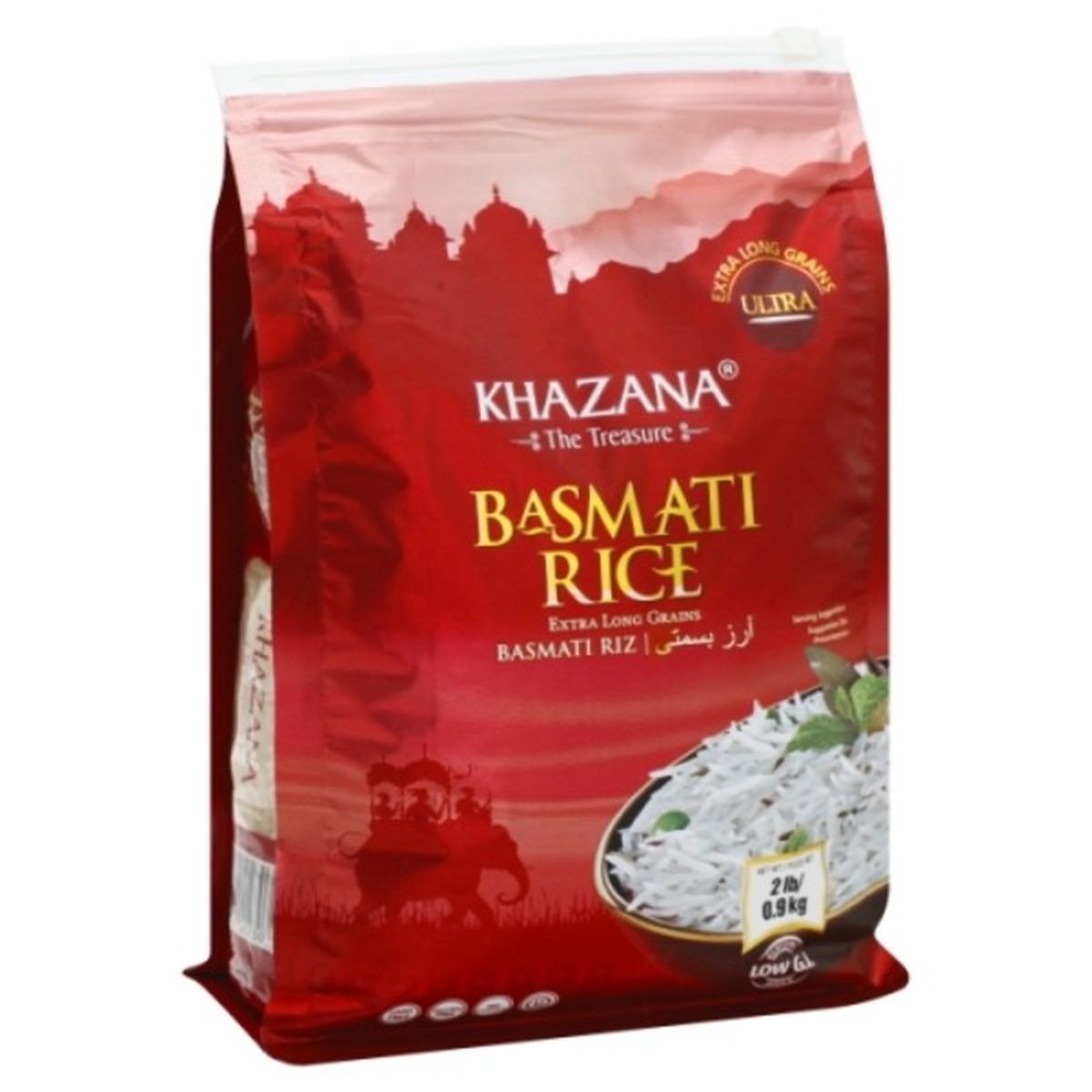 Calories in Khazana The Treasure Basmati Rice, Extra Long Grains
