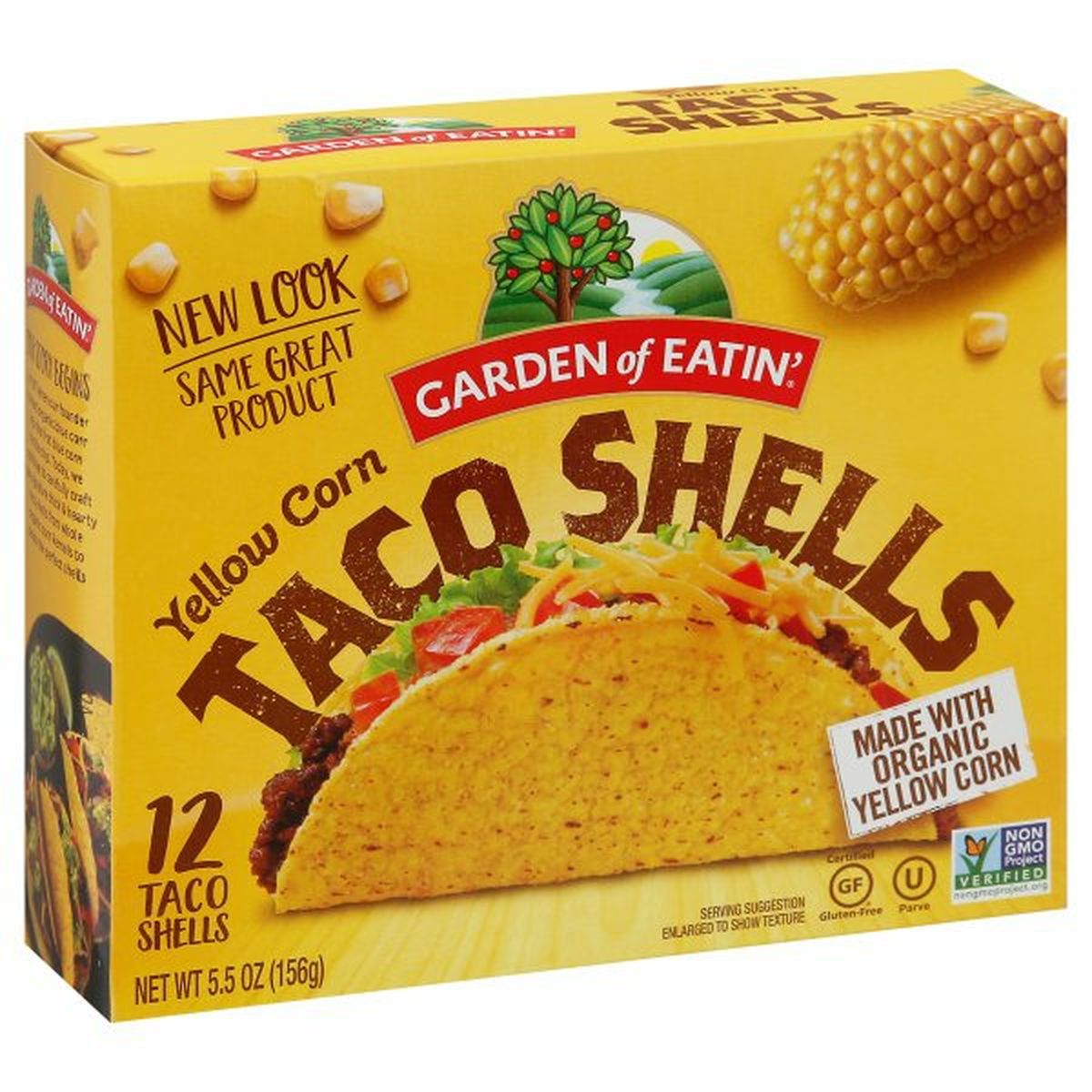 Calories in Garden of Eatin' Taco Shells, Yellow Corn