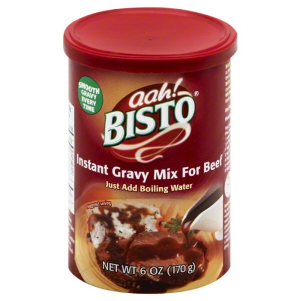 Calories in aah! Bisto Gravy Mix, Instant, for Beef