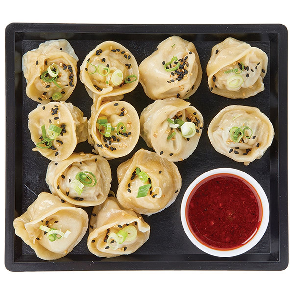 Calories in Wegmans Spicy Pork Wontons with Chili Dumpling Sauce Party Pack