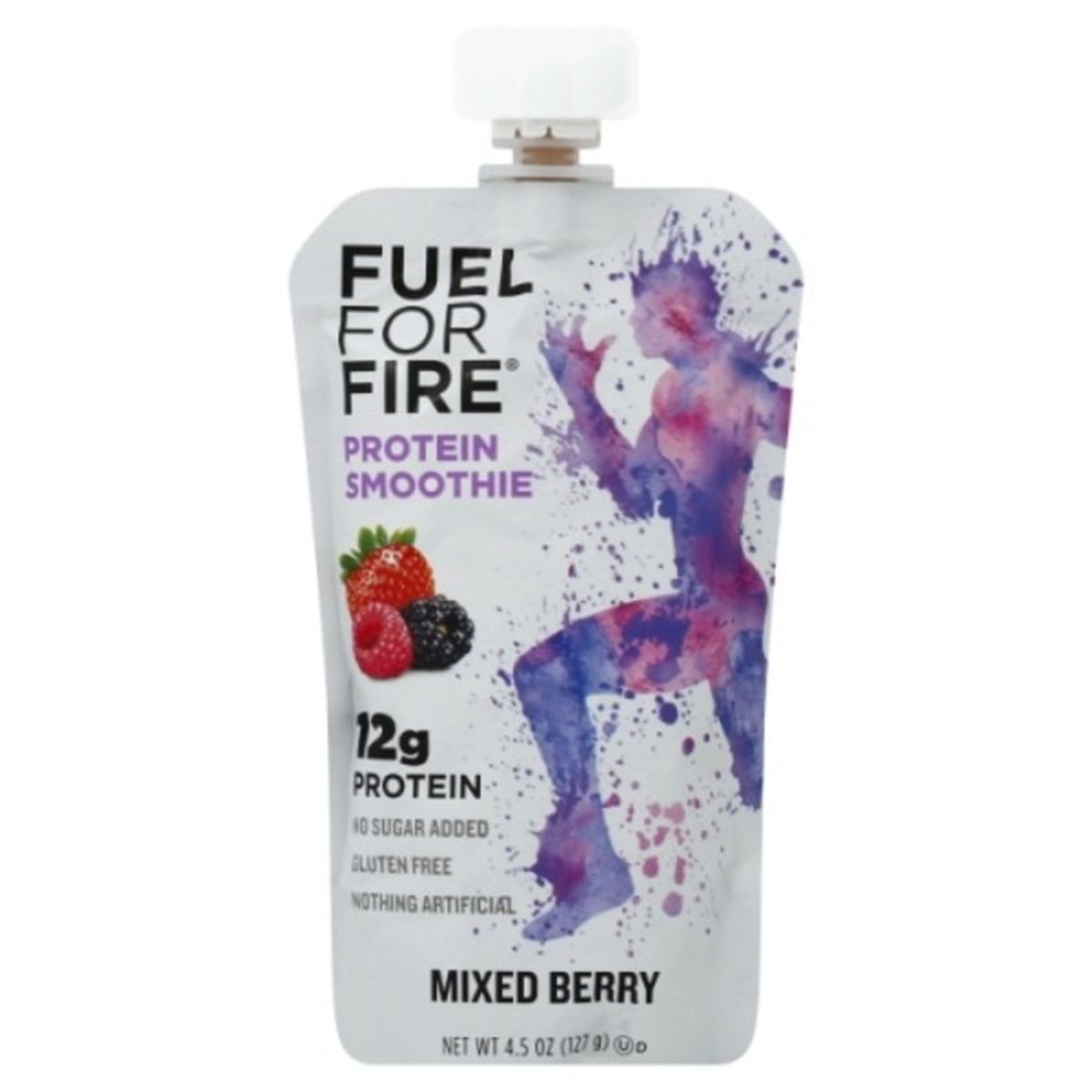 Calories in Fuel for Fire Protein Smoothie, Mixed Berry