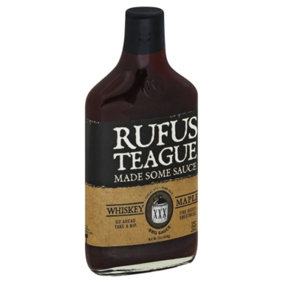 Calories in Rufus Teague BBQ Sauce, Whiskey Maple