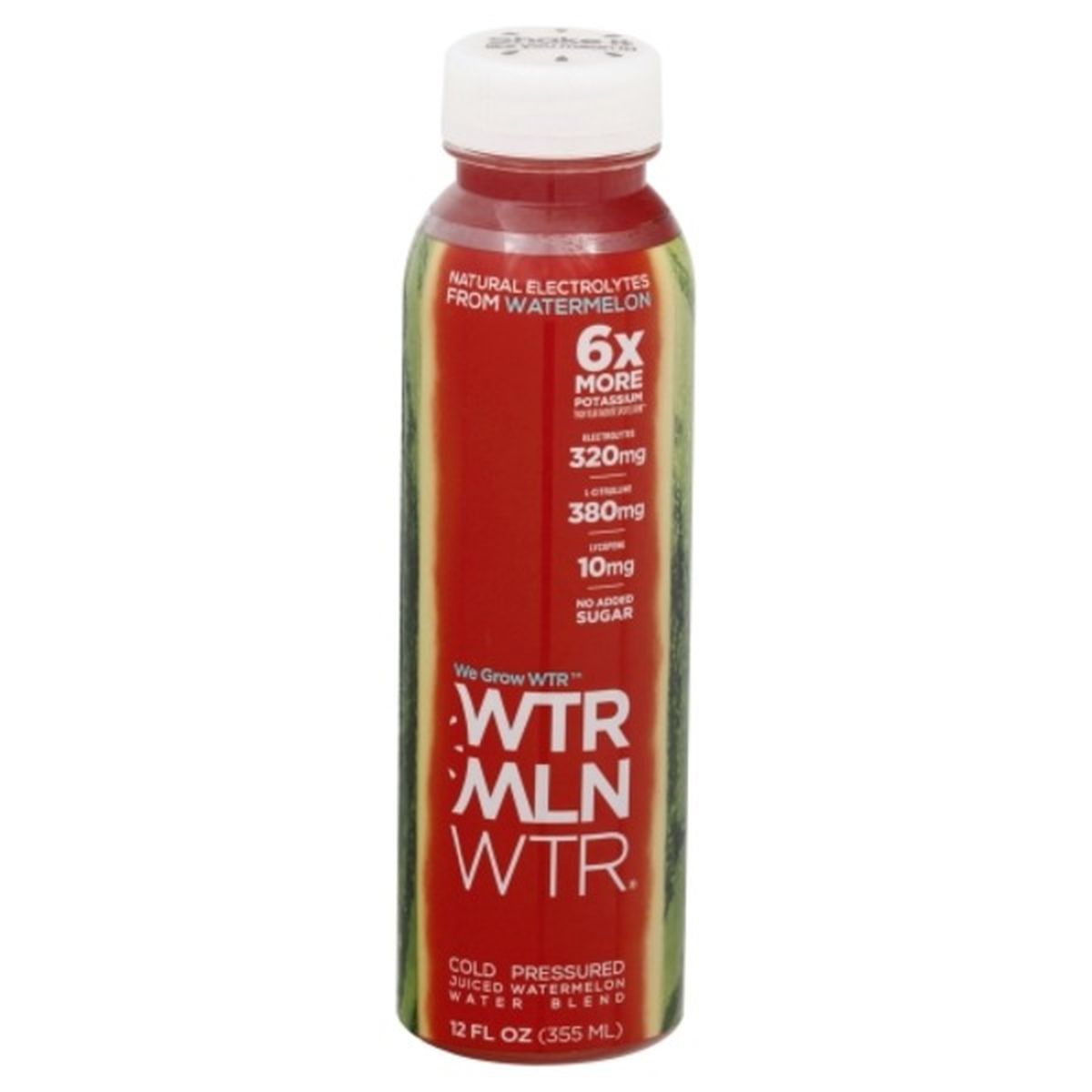 Calories in WTRMLN WTR We Grow WTR Juice, Cold Pressured, Watermelon