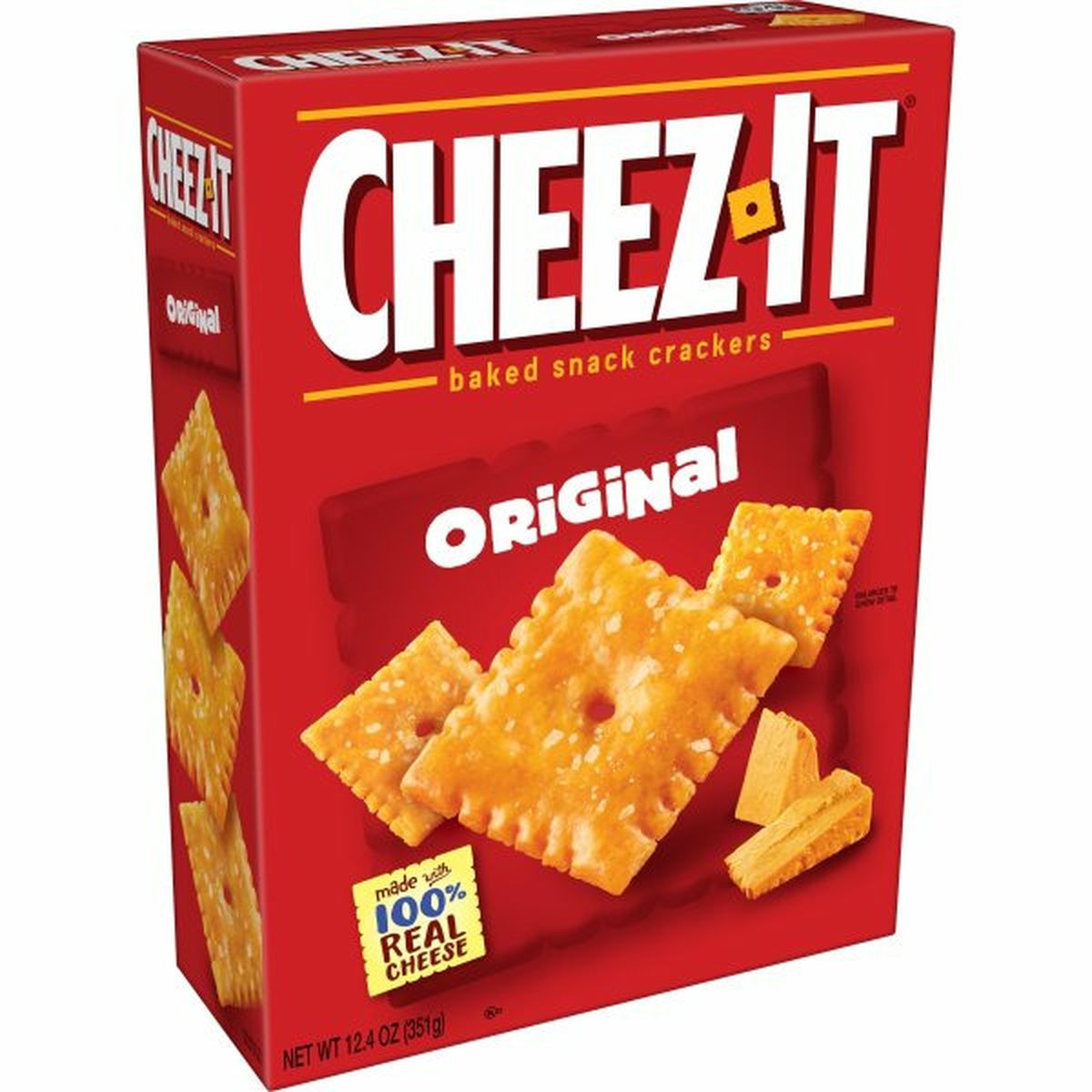 Calories in Cheez-It Crackers Cheez-It Baked Snack Cheese Crackers, Original, 12.4oz