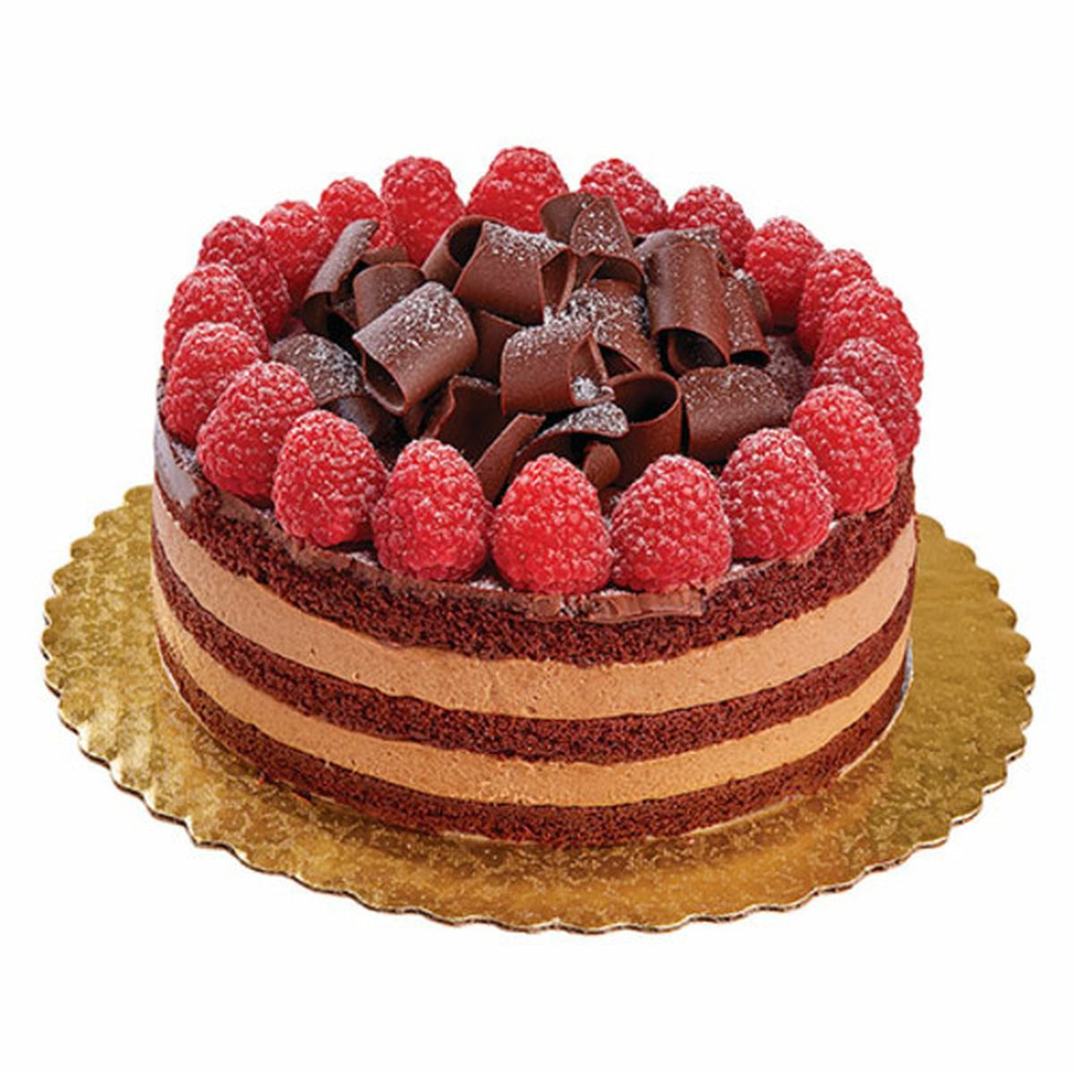 Calories in Wegmans Chocolate Raspberry 3 Layer Cake