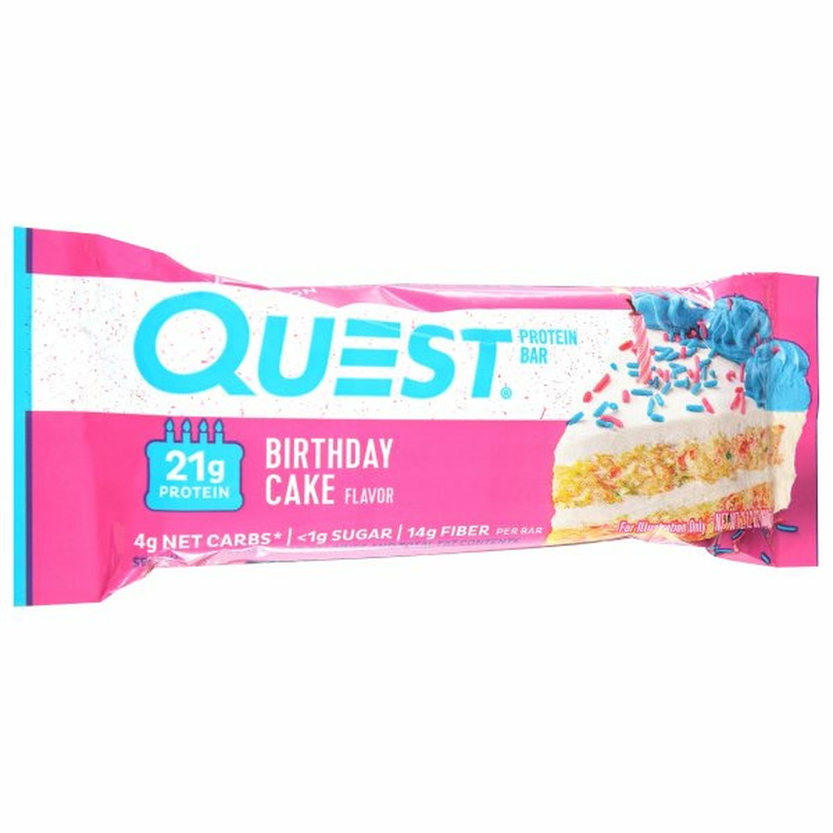 Calories in Quest Protein Bar, Birthday Cake Flavor