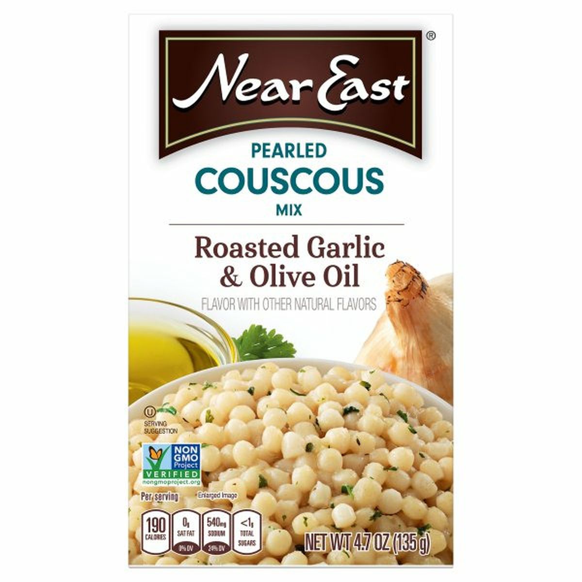 Calories in Near East Couscous Rice Mix, Roasted Garlic and Olive Oil