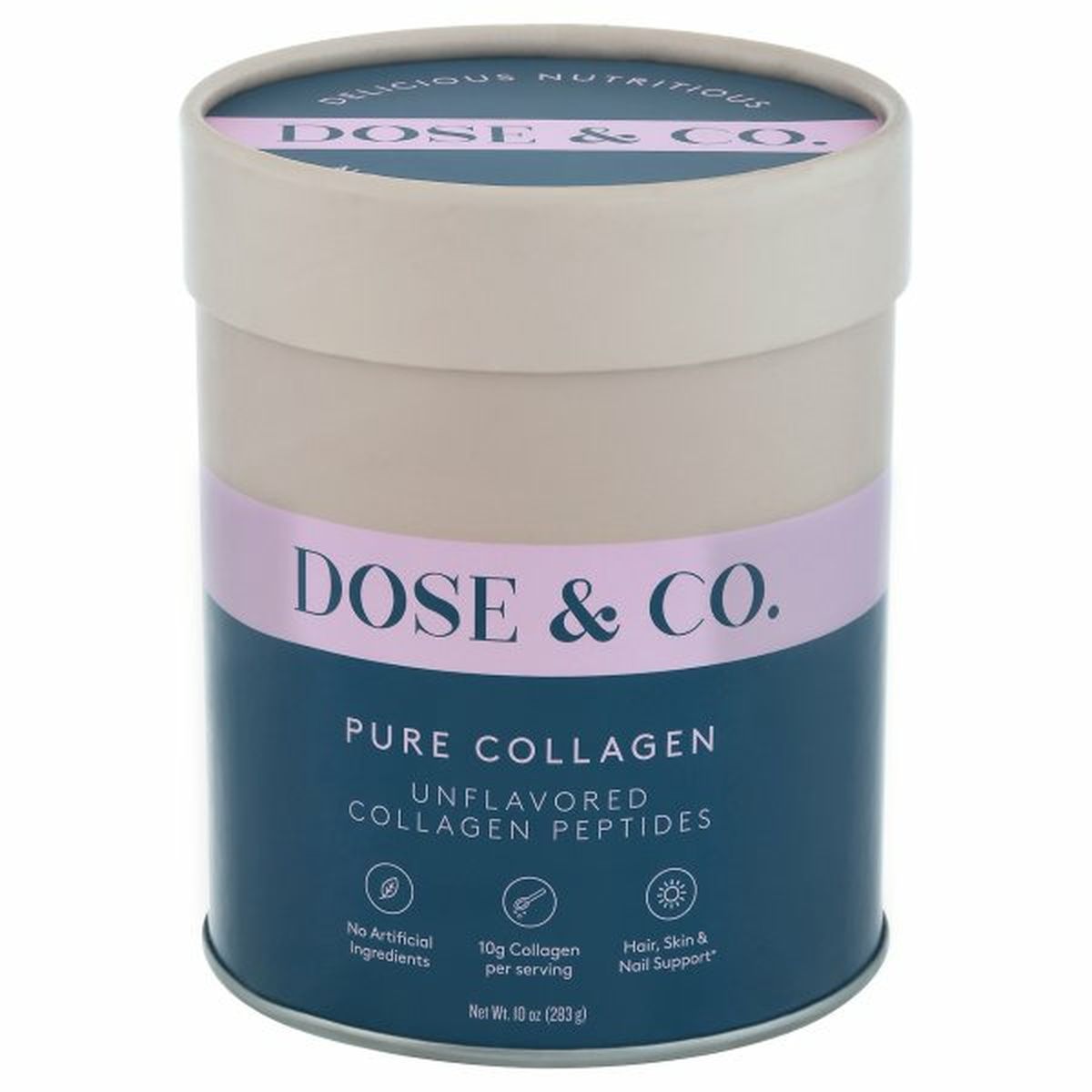 Calories in Dose & Co. Pure Collagen, Unflavored