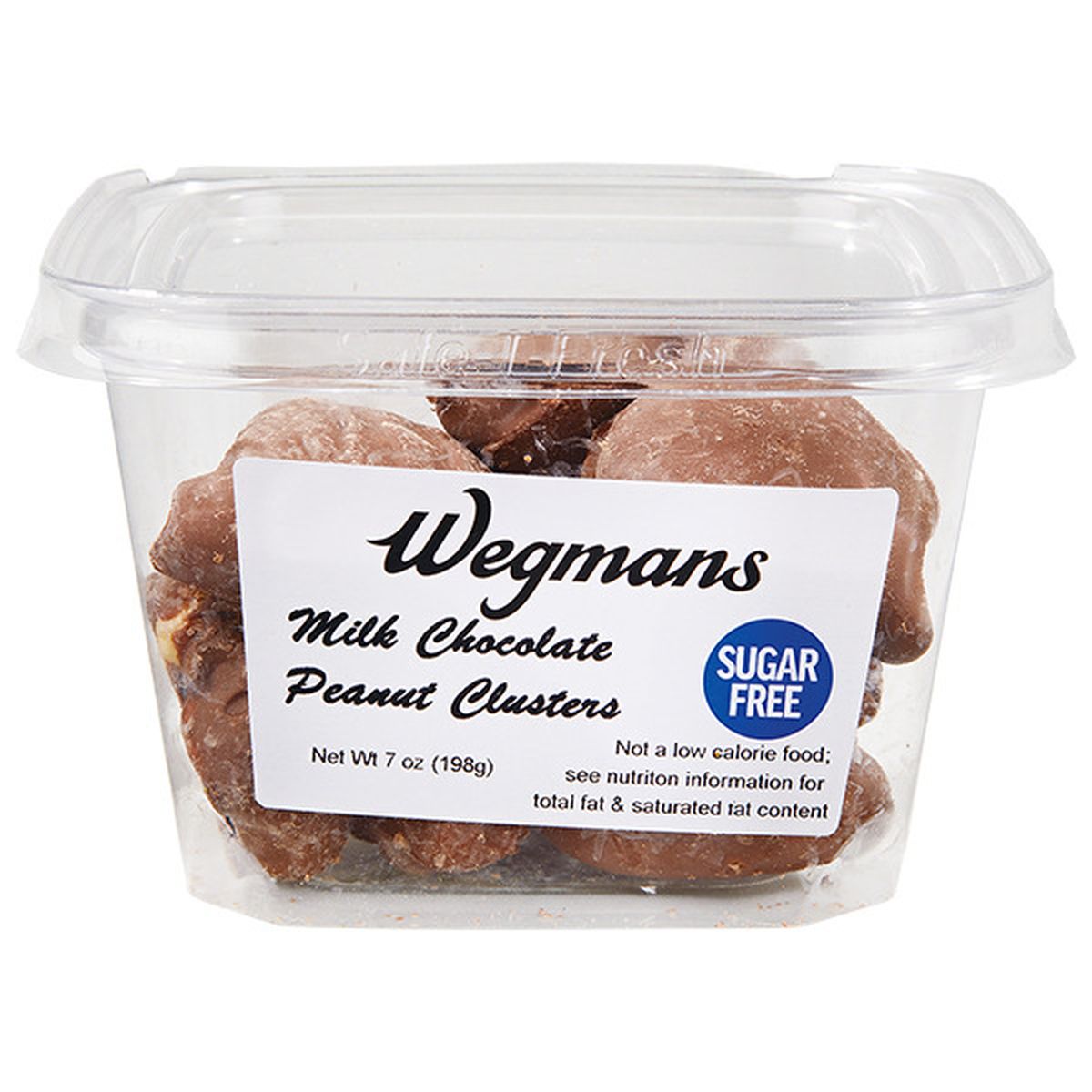 Calories in Wegmans Sugar Free Milk Chocolate Peanut Clusters
