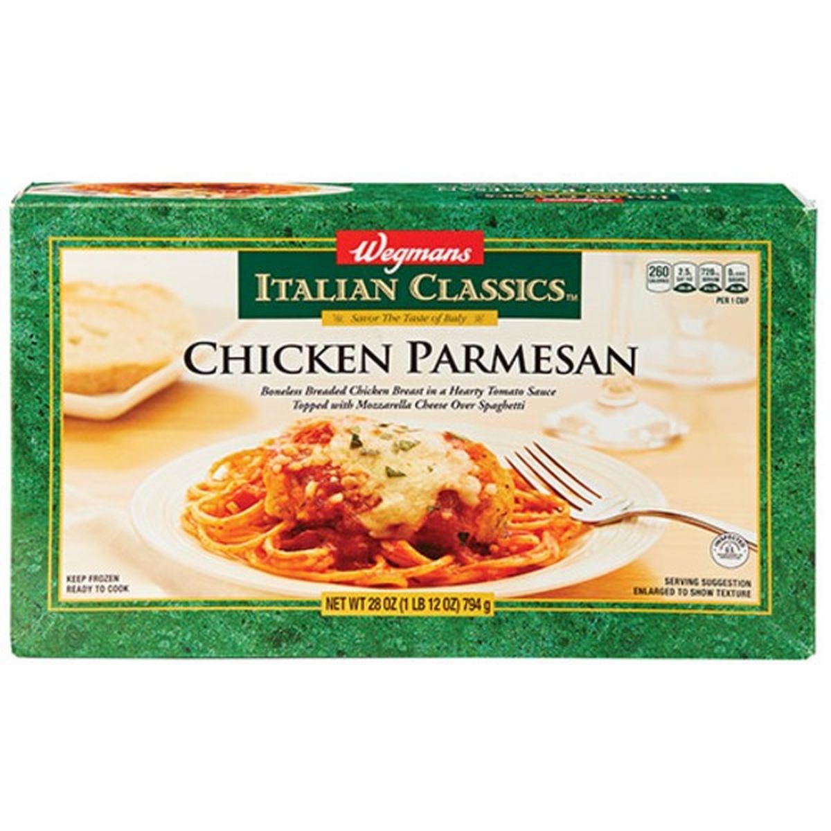 Calories in Wegmans Italian Classics Chicken Parmesan
