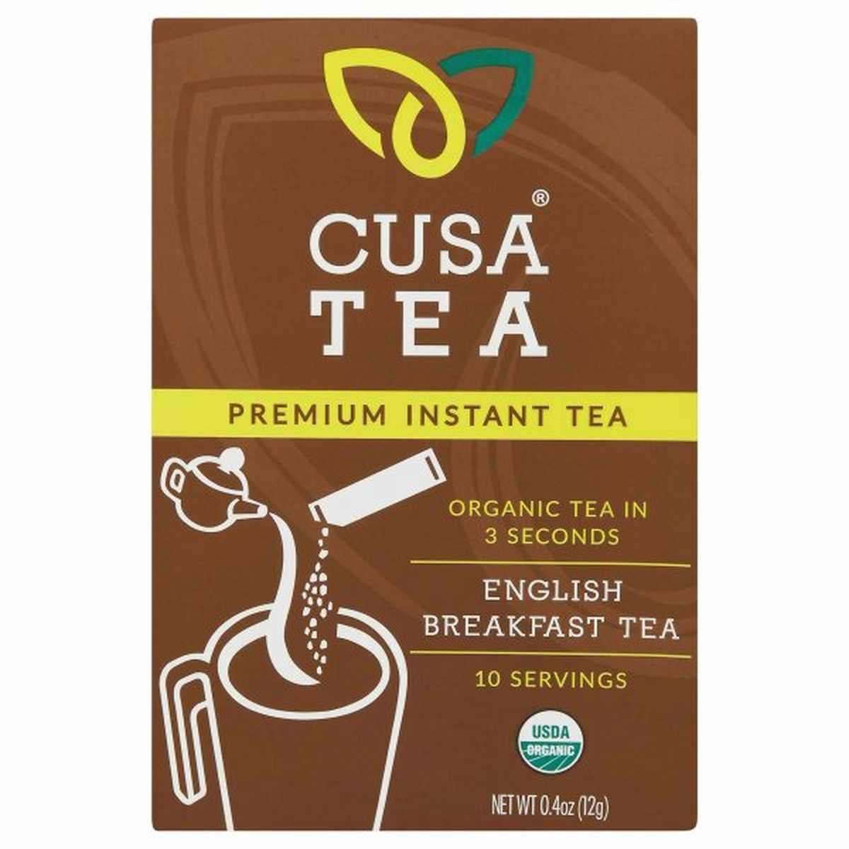 Calories in Cusa Instant Tea, English Breakfast