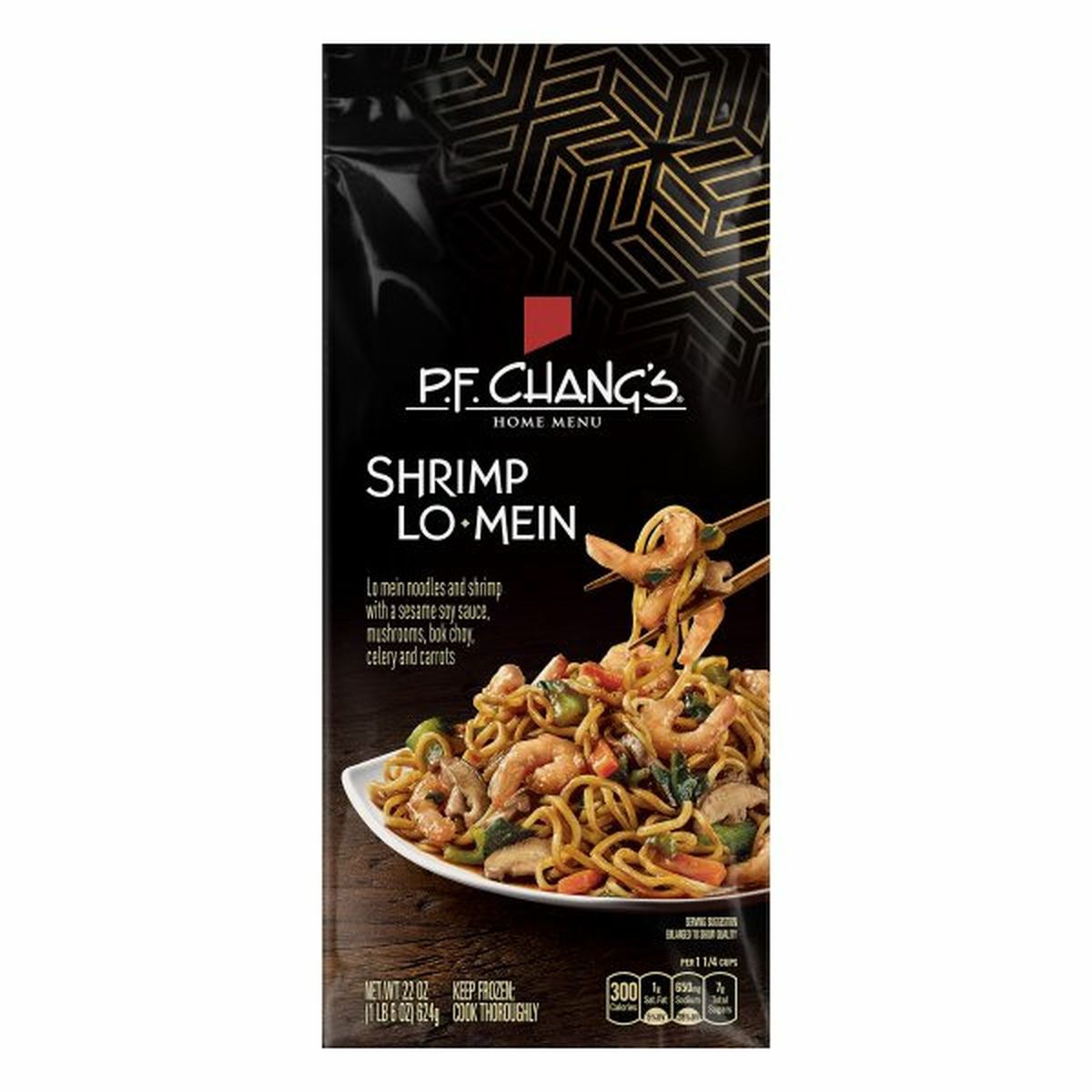 Calories in P.F. Chang's Home Menu Shrimp Lo Mein