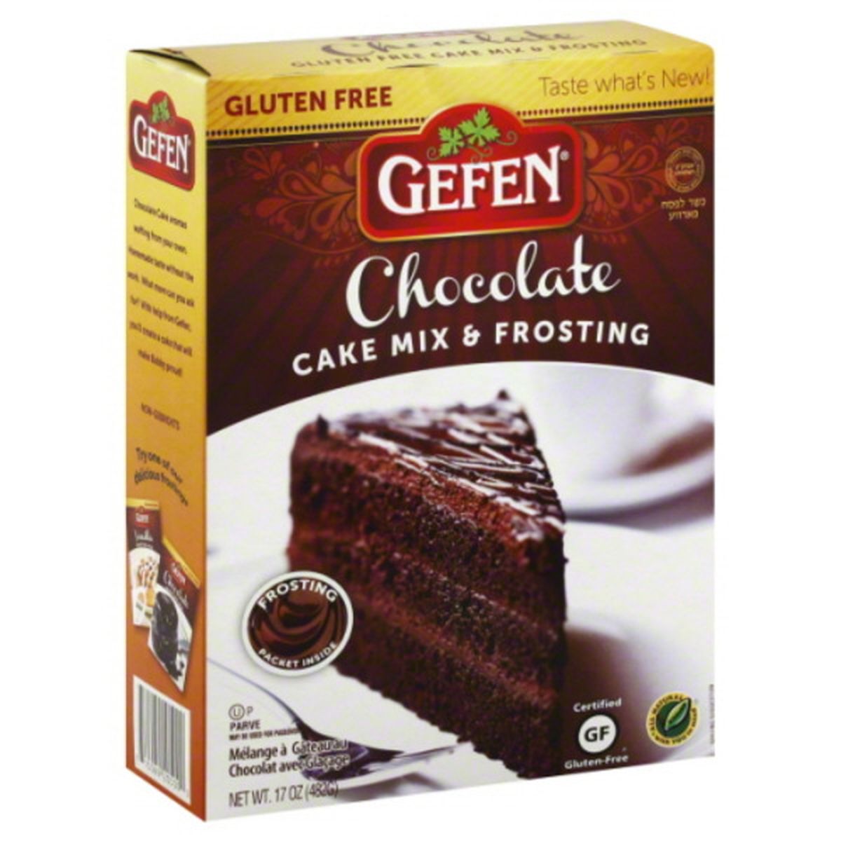 Calories in Gefen Cake Mix & Frosting, Gluten Free, Chocolate