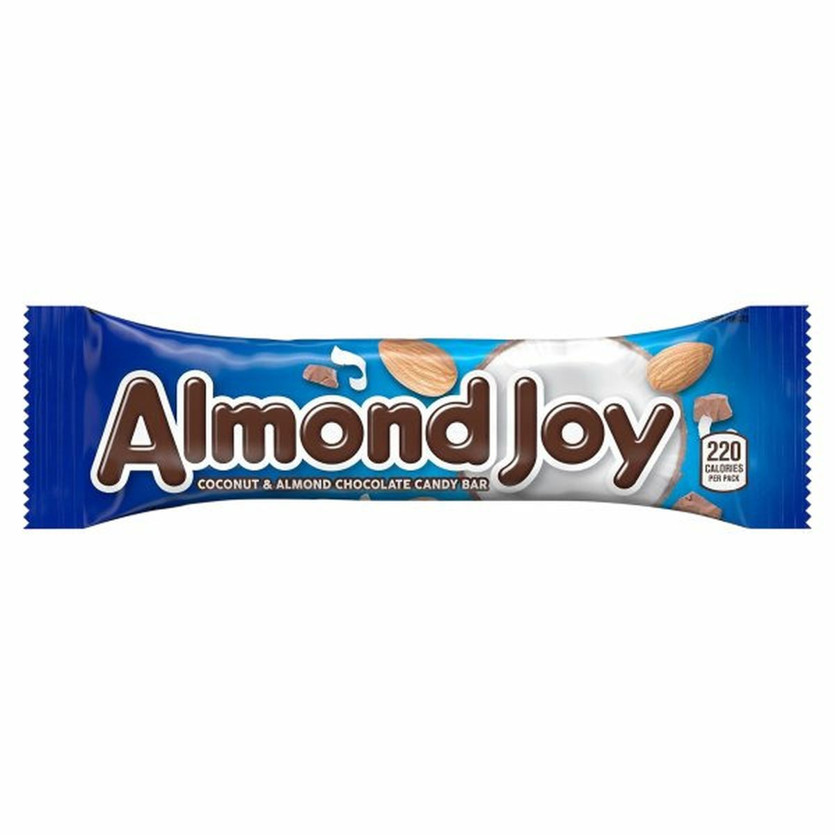 Calories in ALMOND JOY Candy Bar, Coconut & Almond Chocolate
