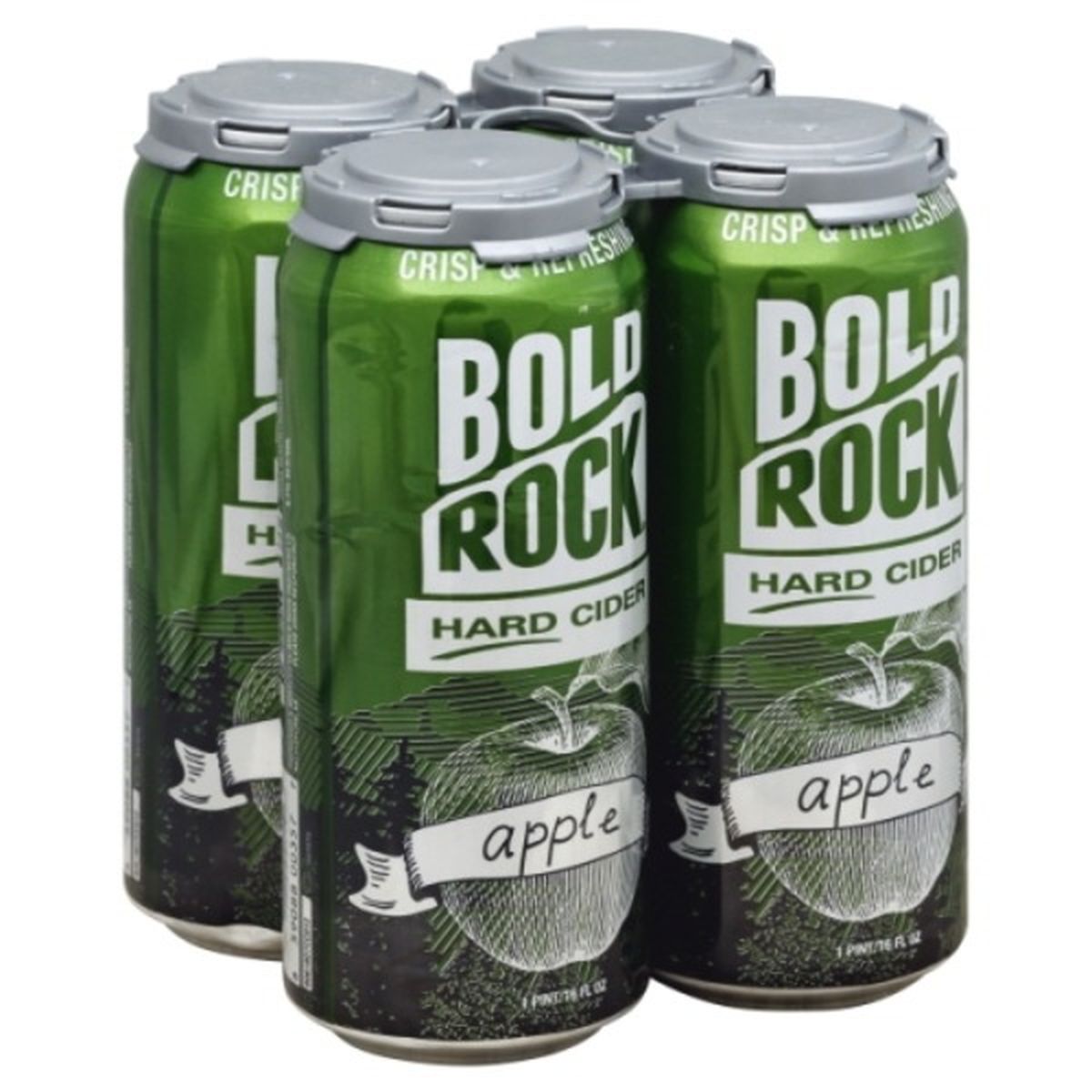 Calories in Bold Rock Apple Hard Cider 4/16 oz cans