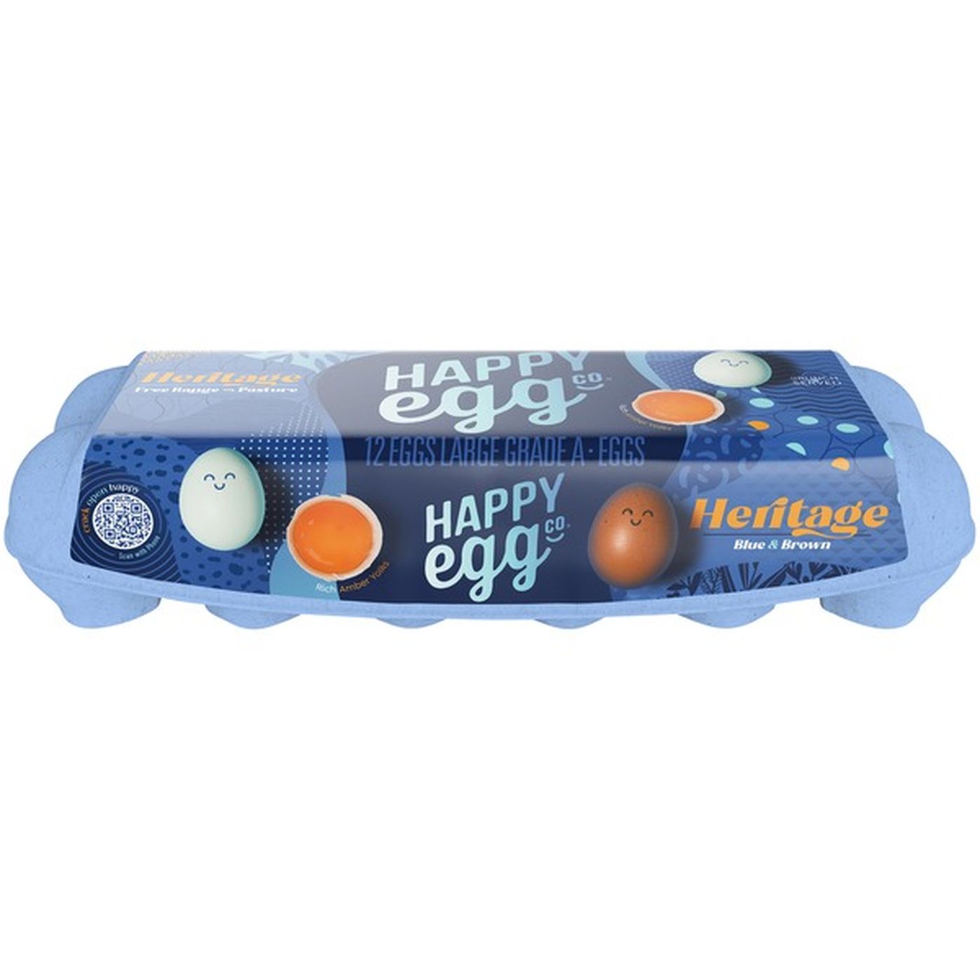 Happy Egg Co Heritage Breed Blue & Brown Free Range Large Grade A Eggs