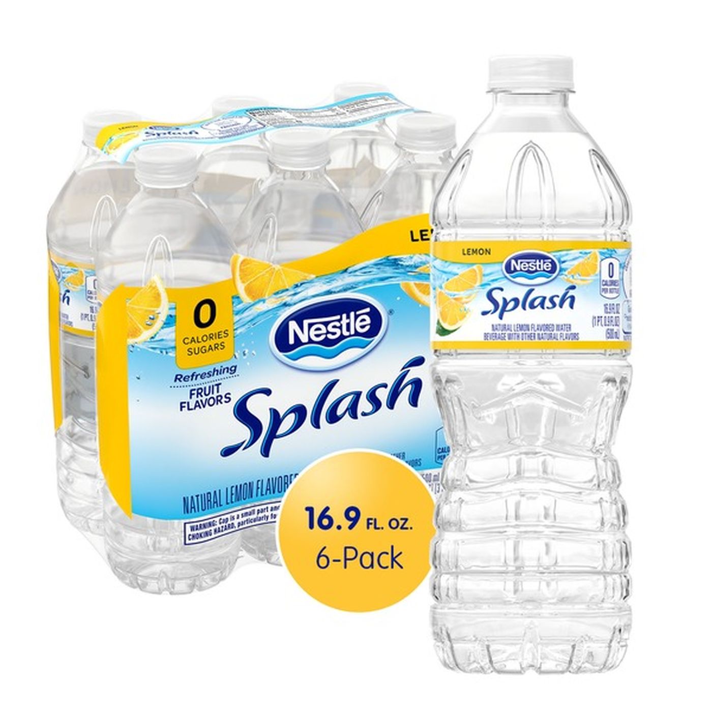 Nestle Pure Life Splash Lemon Flavored Water