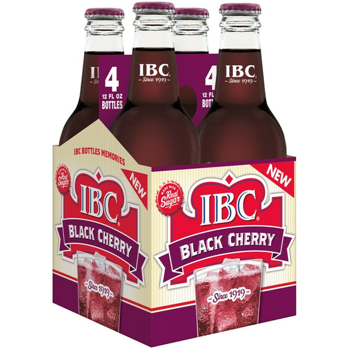 IBC Black Cherry Made with Sugar