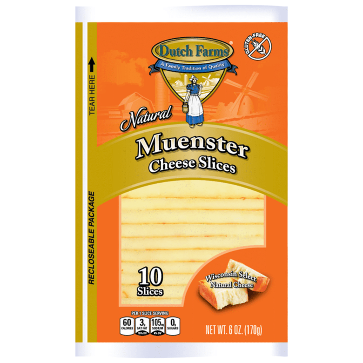 Dutch Farms Muenster Cheese Slices (6 oz) Delivery or Pickup Near Me