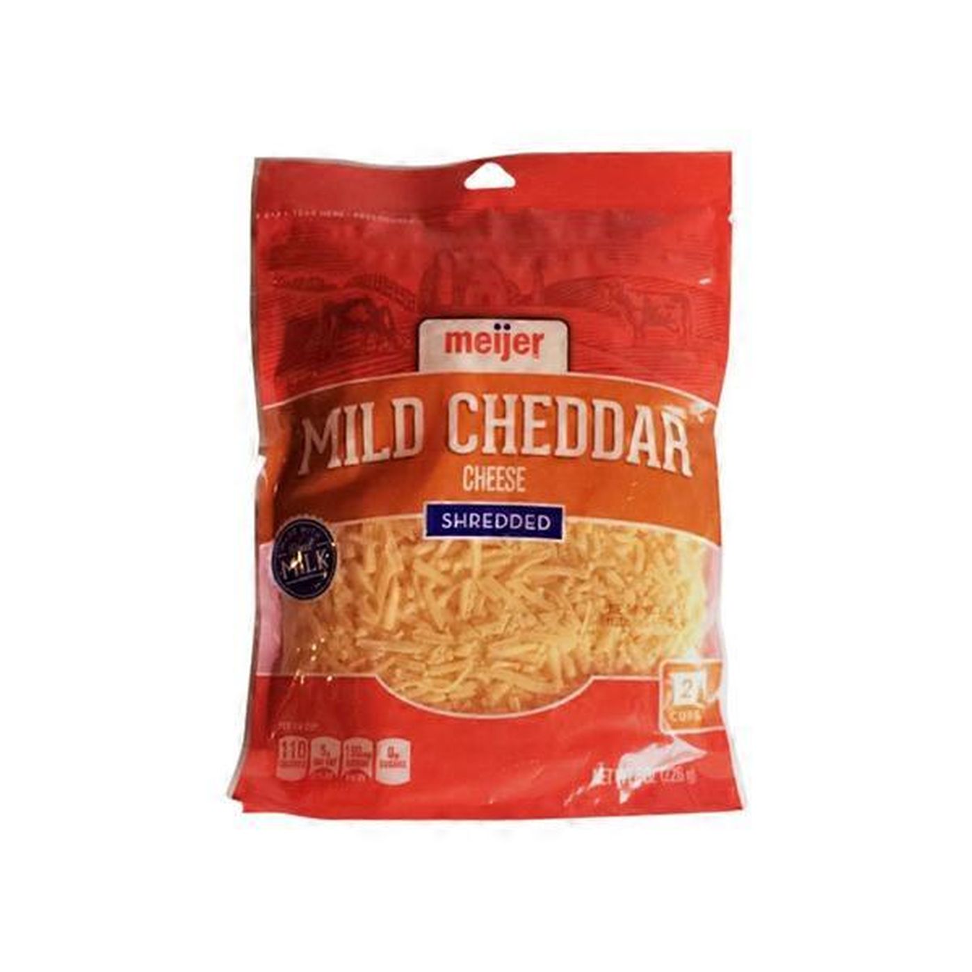 Meijer Mild Cheddar Shredded Cheese (8 oz) Delivery or Pickup Near Me