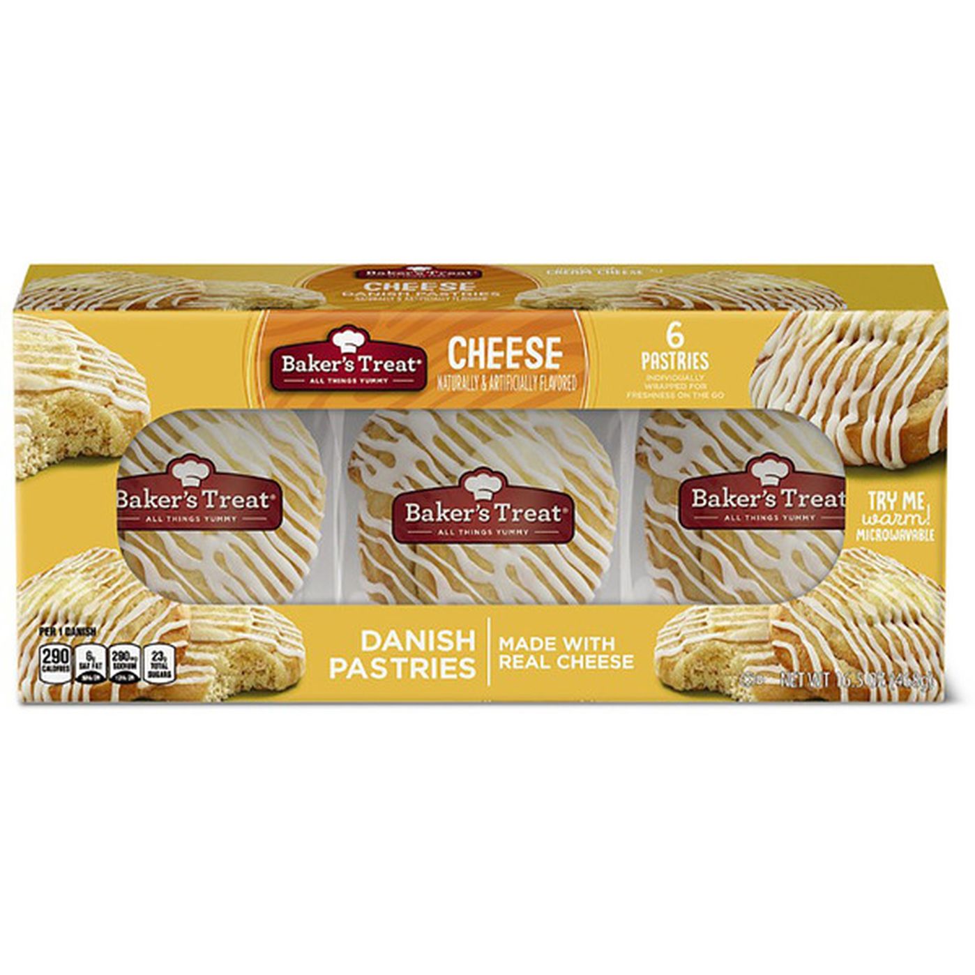 Baker's Treat Cheese Danish