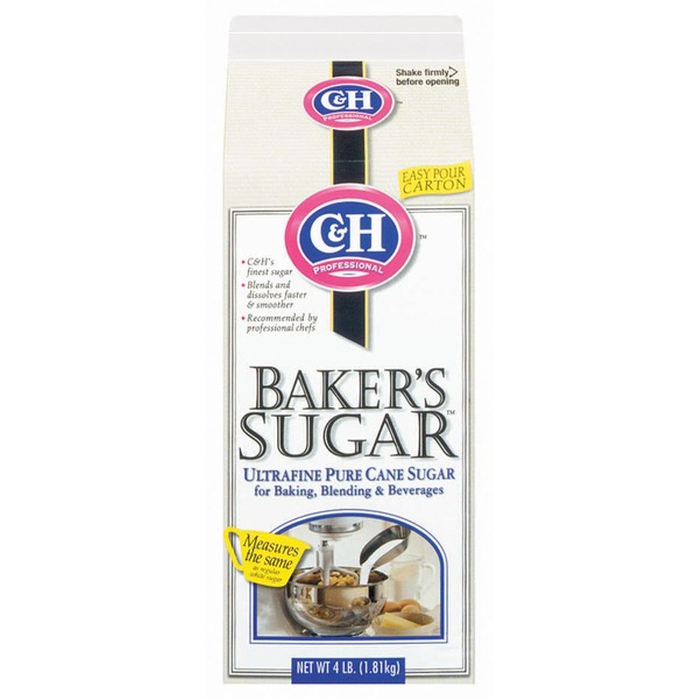 C&h Baker's Sugar Ultrafine Pure Cane Sugar