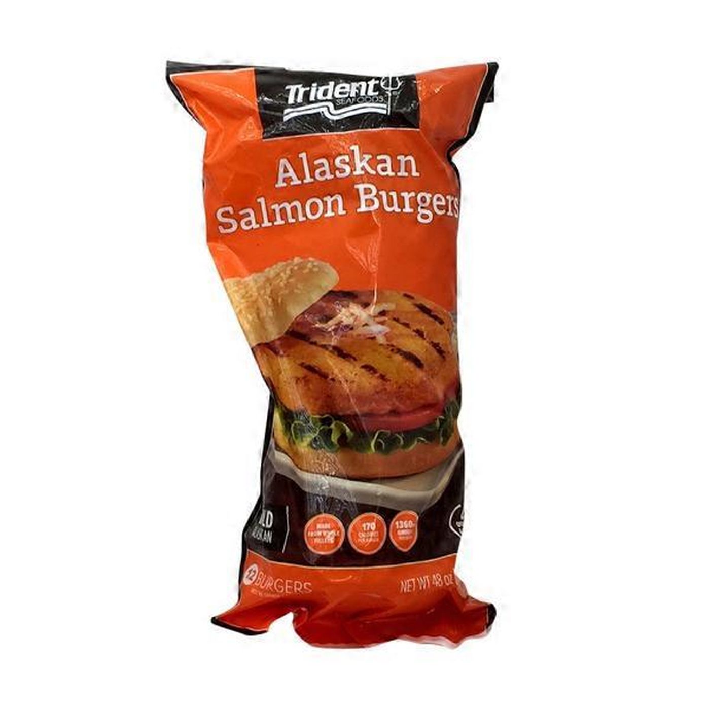 Trident Seafoods Alaskan Salmon Burgers