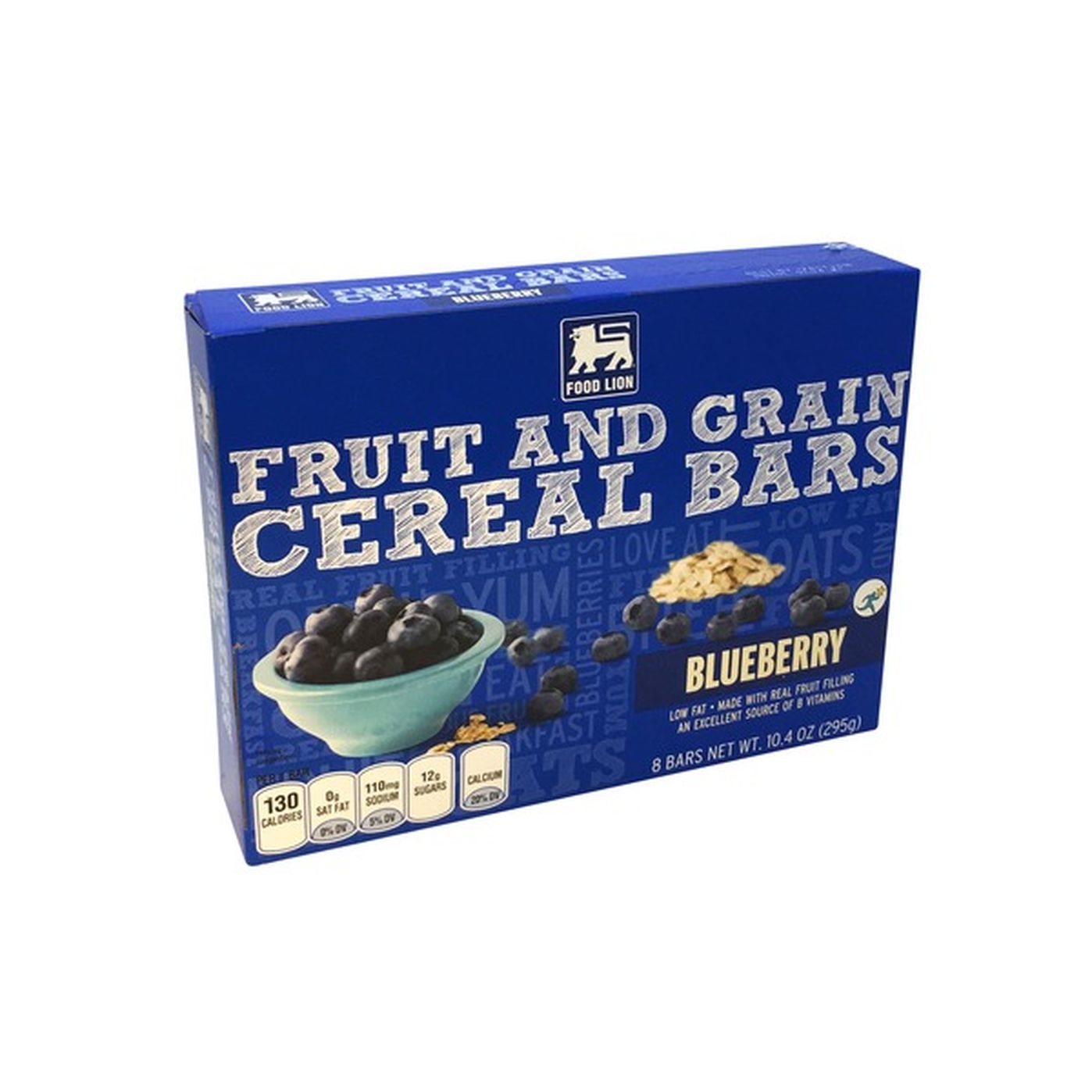 Food Lion Cereal Bars, Blueberry, Fruit & Grain