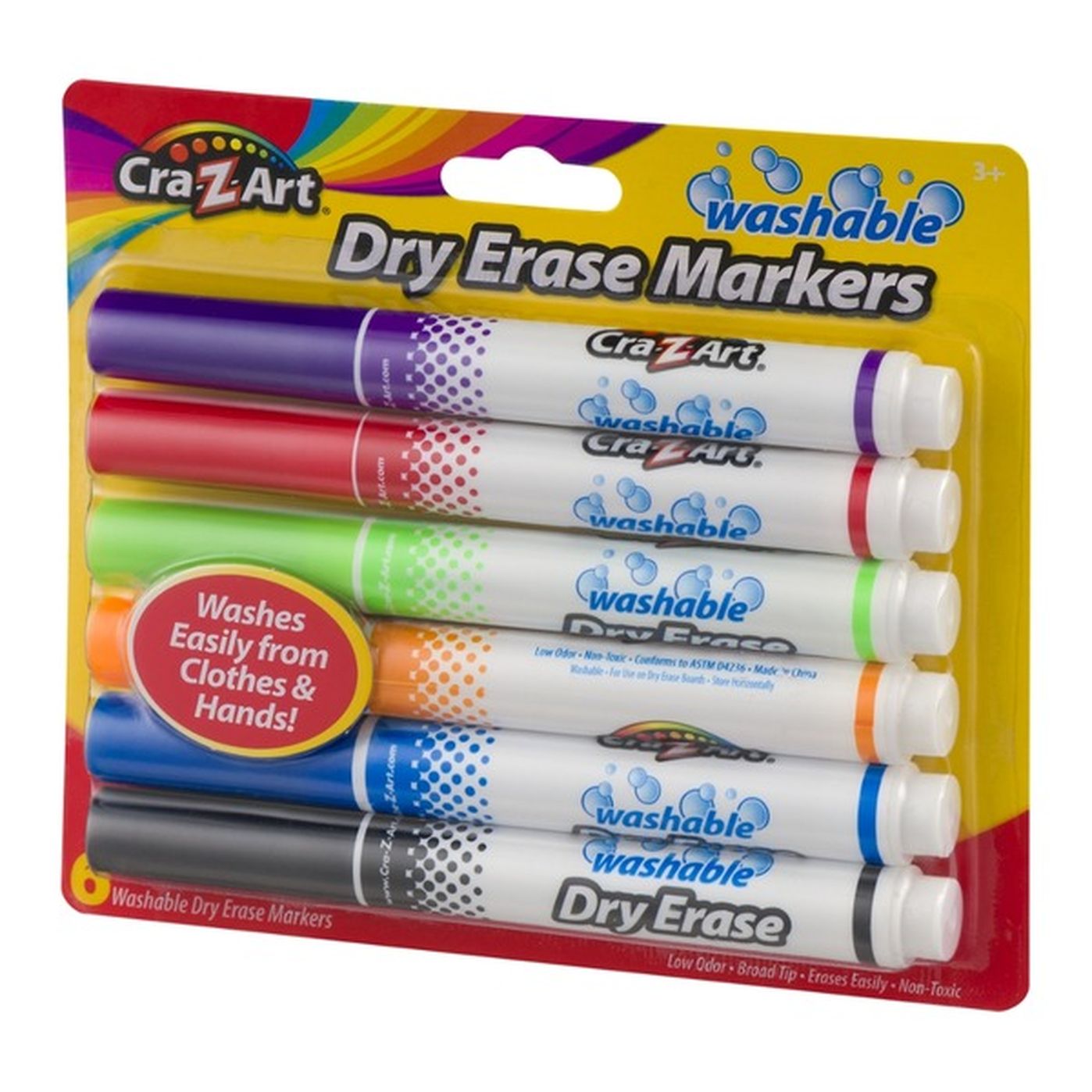 Cra Z Art Washable Dry Erase Markers 6 CT 6 Ct Delivery Or Pickup 