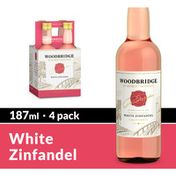 Woodbridge by Robert Mondavi White Zinfandel Wine Mini Plastic Bottles