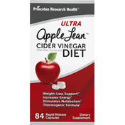 Princeton Research Health Cider Vinegar Diet, Ultra, AppleLean, Rapid Release Capsules