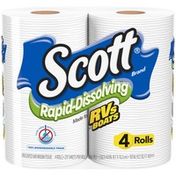 Scott Rapid-Dissolving Toilet Paper Bath Tissue