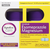 Signature Care Esomeprazole Magnesium, 24 Hour, Capsules