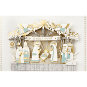 Hallmark Signature Religious Christmas Card (Nativity Scene)