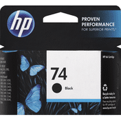 HP Ink Cartridge, Black 74