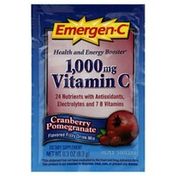 Emergen-C Flavored Fizzy Drink Mix, Vitamin C 1000 mg, Cranberry Pomegranate
