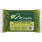 Miracle Noodle Zero Net Carb, Gluten Free Shirataki Pasta, Spinach Angel Hair