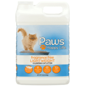 Paws Happy Life Lightweight Clumping Cat Litter, Fragrance Free