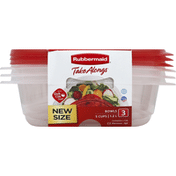 Rubbermaid Bowls, Containers + Lids