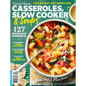 Taste of Home Magazine, Casseroles, Slow Cooker & Soups