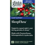 Gaia Herbs SleepThru, Vegan Liquid Phyto-Caps
