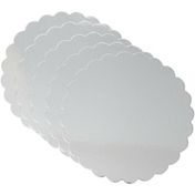 Wilton Silver 12-Inch Round Cake Platters, 5-Count