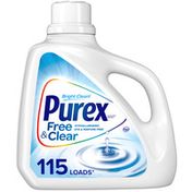 Purex Free and Clear Liquid Laundry Detergent, Unscented