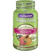 VitaFusion Simply Good Natural Tangerine Strawberry Women's Multivitamin