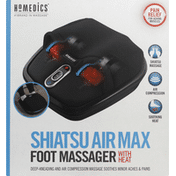 Homedics Foot Massager, with Heat, Shiatsu Air Max