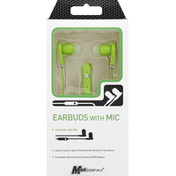 Mobilessentials Earbuds, with Mic